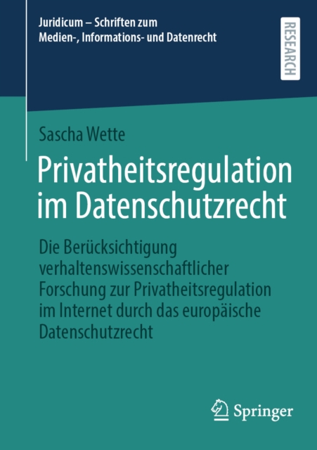 Privatheitsregulation im Datenschutzrecht