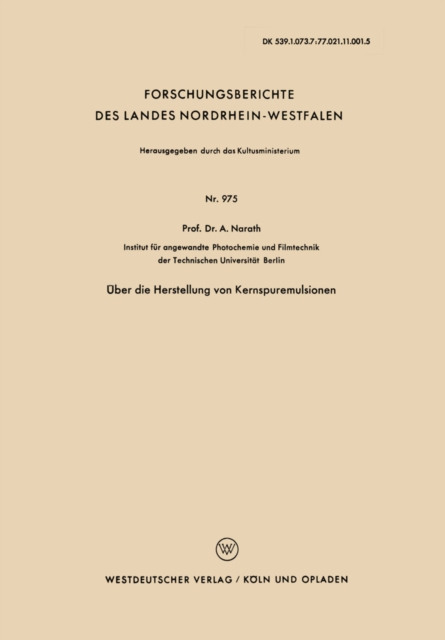 Über die Herstellung von Kernspuremulsionen