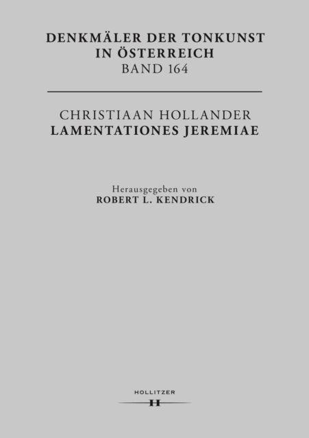 Christiaan Hollander. Lamentationes Jeremiae