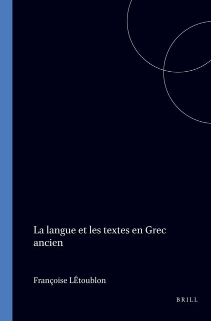 langue et les textes en Grec ancien