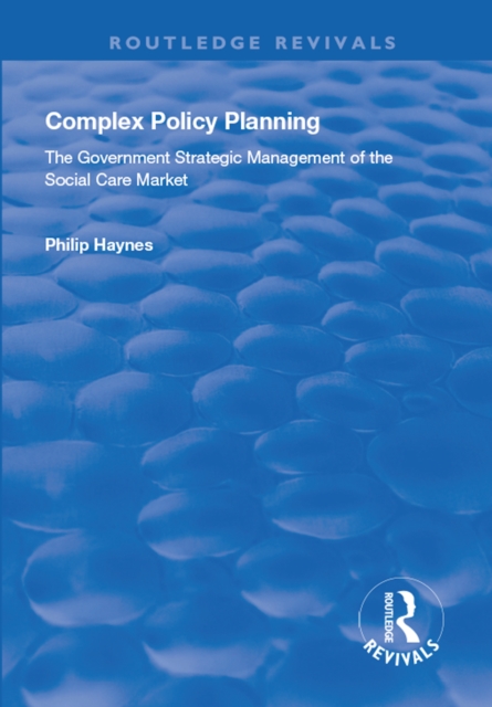 Complex Policy Planning