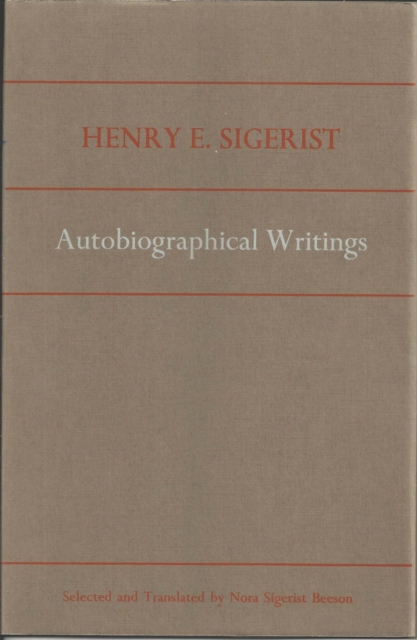 Autobiographical Writings
