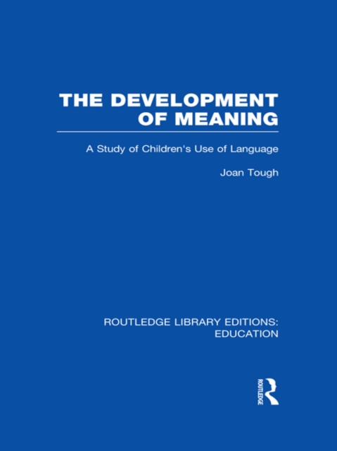 Development of Meaning (RLE Edu I)