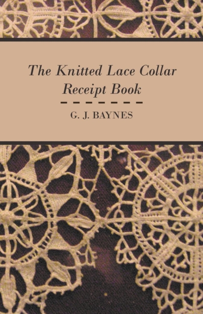 Knitted Lace Collar Receipt Book
