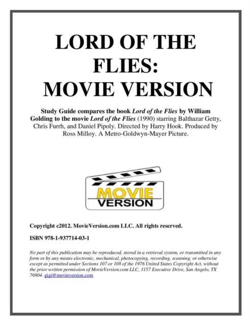 Study Guide to Lord of the Flies: Movie Version