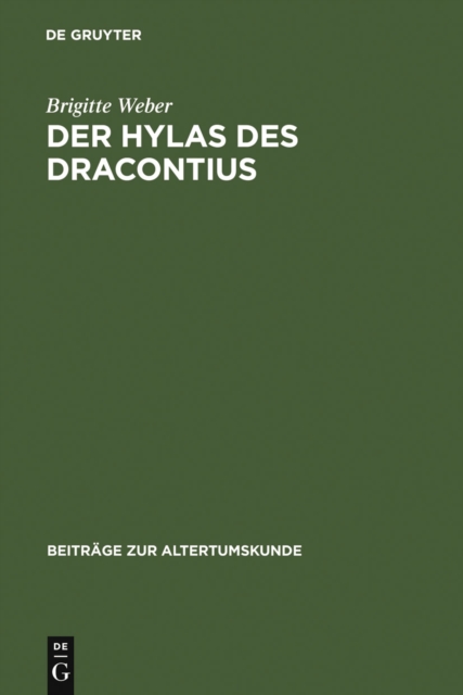 Der Hylas des Dracontius