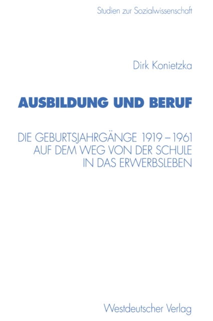 Ausbildung und Beruf