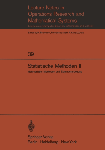 Statistische Methoden II