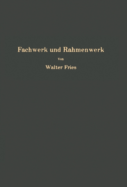 Fachwerk und Rahmenwerk