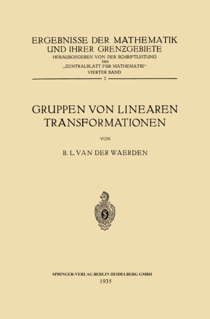 Gruppen von Linearen Transformationen