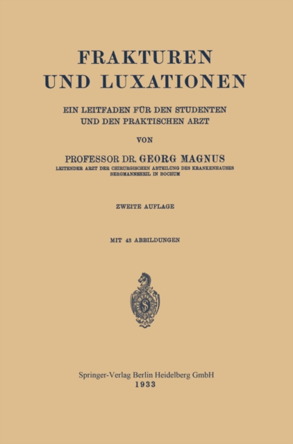 Frakturen und Luxationen