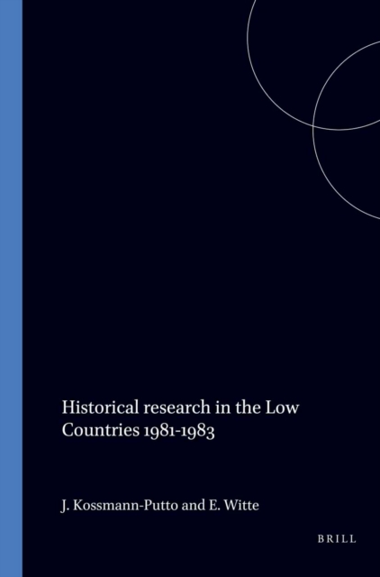 Historical research in the Low Countries 1981-1983
