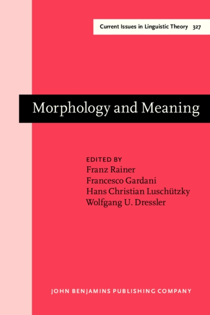 Morphology and Meaning