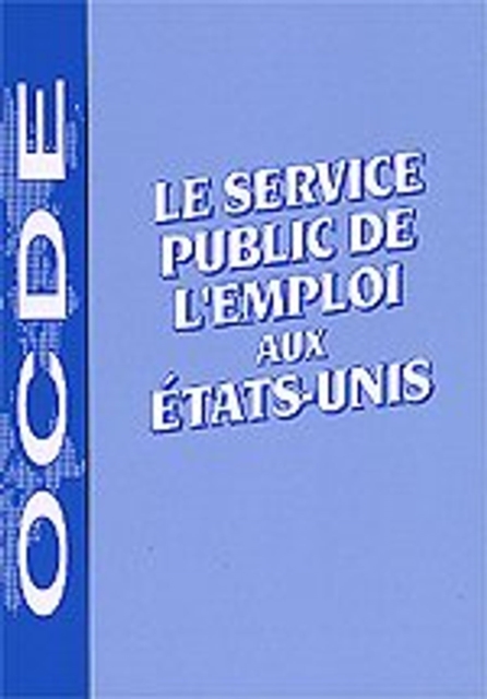 Le service public de l'emploi aux Etats-Unis