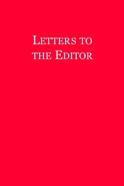Letters to the Editor