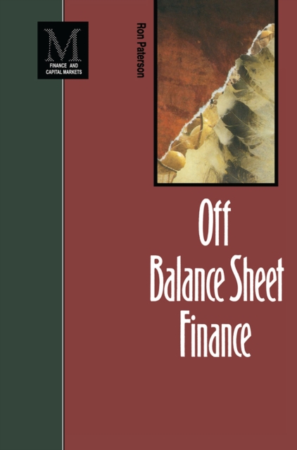 Off Balance Sheet Finance
