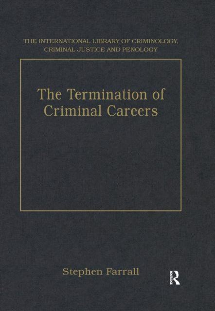 Termination of Criminal Careers