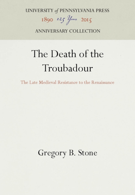 Death of the Troubadour