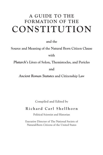 Guide to the Formation of the Constitution