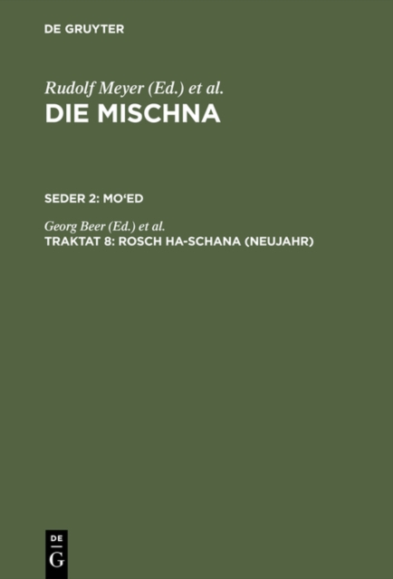 Rosch ha-schana (Neujahr)