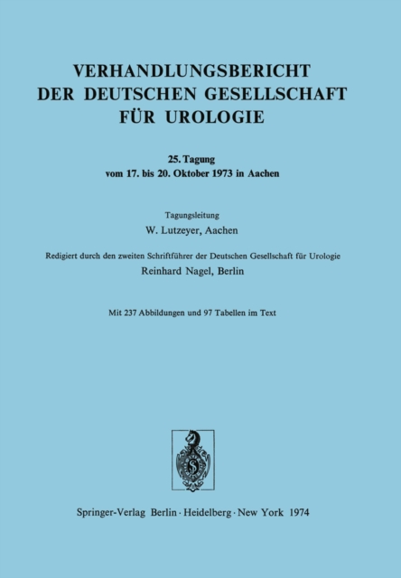 Tagung vom 17. bis 20. Oktober 1973 in Aachen