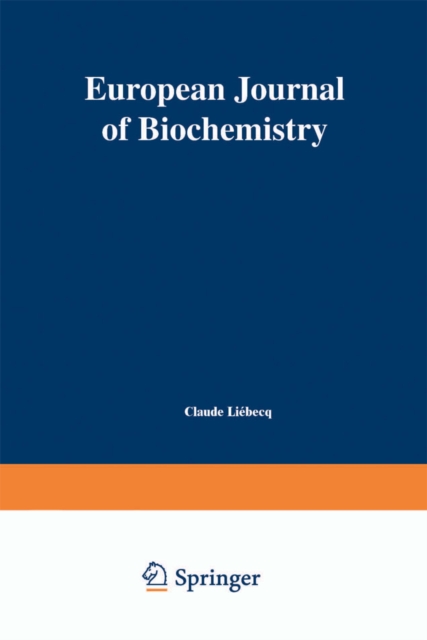 European journal of biochemistry