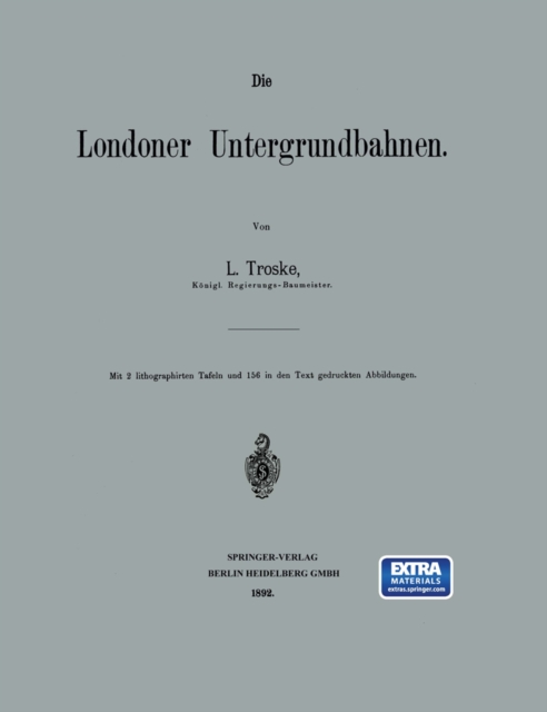 Die Londoner Untergrundbahnen