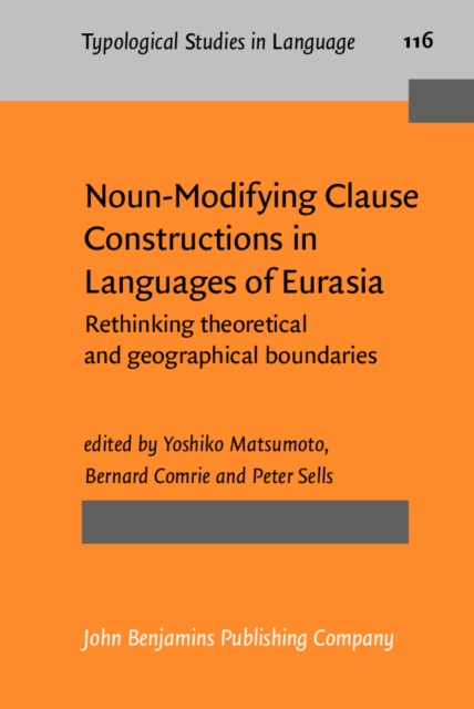 Noun-Modifying Clause Constructions in Languages of Eurasia