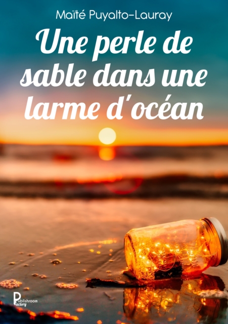Une perle de sable dans une larme d'ocean