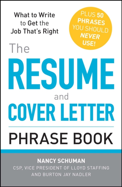 Resume and Cover Letter Phrase Book