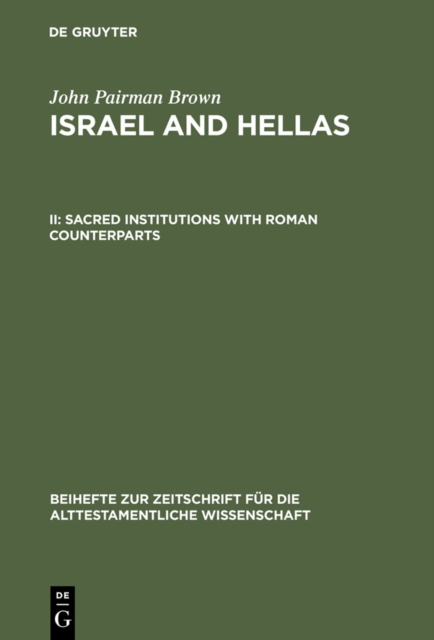 Sacred Institutions with Roman Counterparts