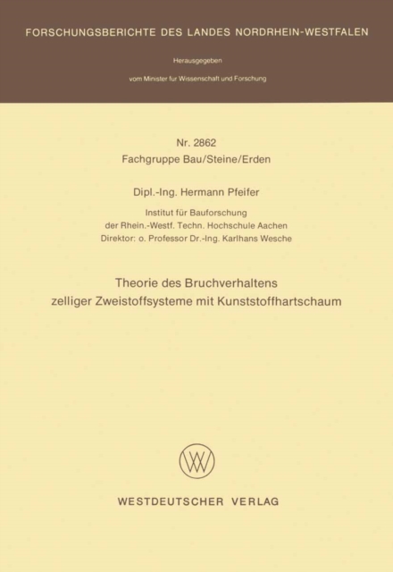 Theorie des Bruchverhaltens zelliger Zweistoffsysteme mit Kunststoffhartschaum