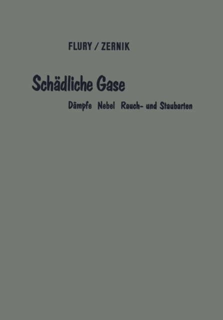 Schädliche Gase
