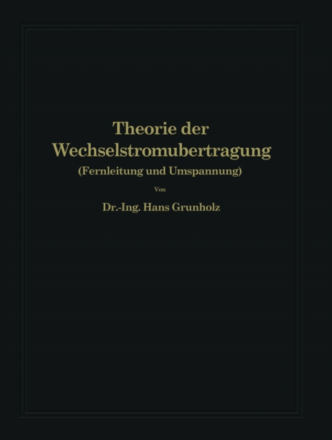 Theorie der Wechselstromübertragung
