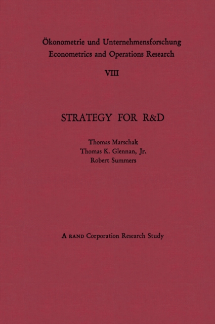 Strategy for R&D: Studies in the Microeconomics of Development
