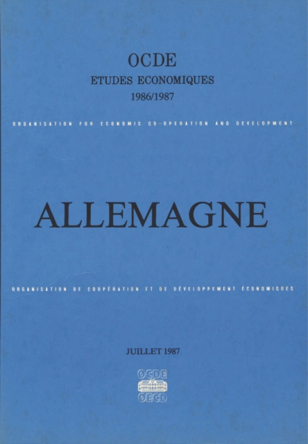 Etudes economiques de l'OCDE : Allemagne 1987