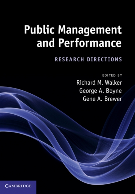 Public Management and Performance