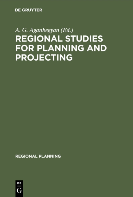 Regional Studies for Planning and Projecting