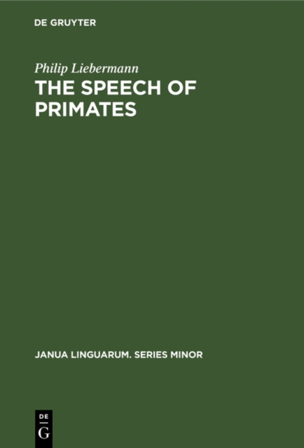 Speech of Primates