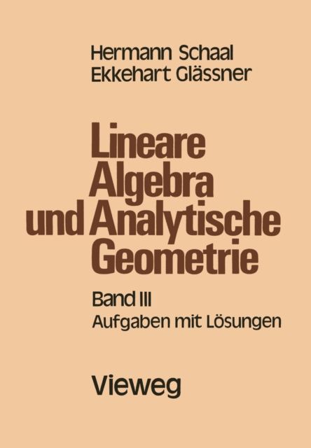 Lineare Algebra und Analytische Geometrie