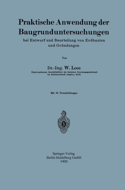 Praktische Anwendung der Baugrunduntersuchungen