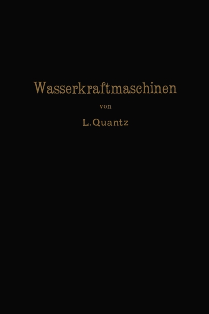 Wasserkraftmaschinen