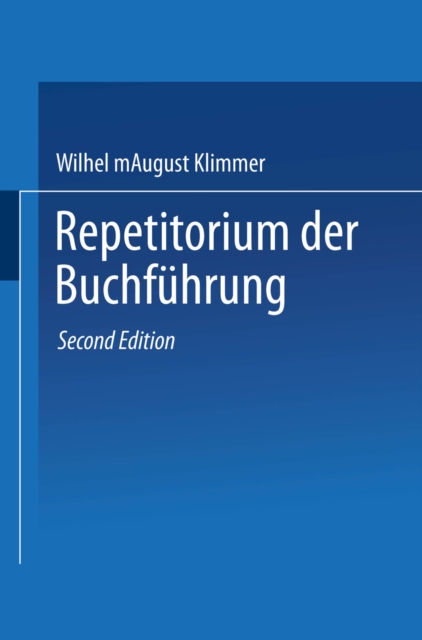 Repetitorium der Buchführung