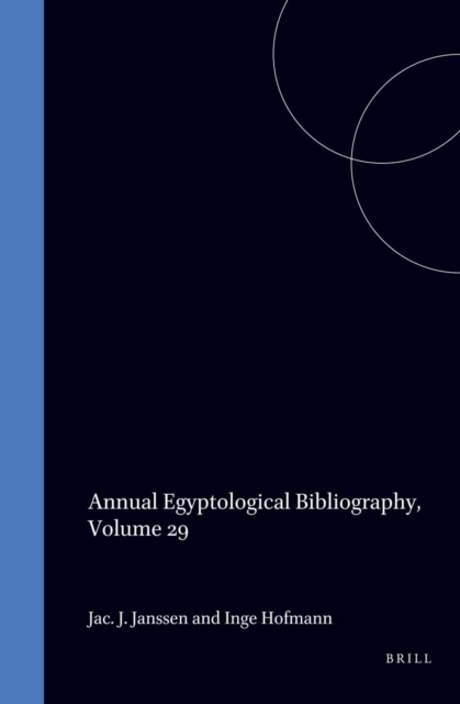 Annual Egyptological Bibliography, Volume 29