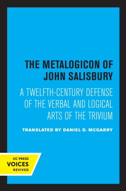 Metalogicon of John of Salisbury