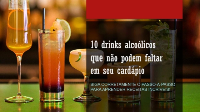 DRINK ALCOÓLICOS EXCLUSIVOS E FÁCEIS