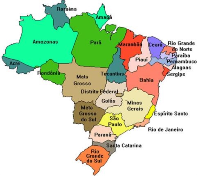 Estados do Brasil em Cordel