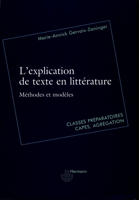 L'explication de texte en littérature