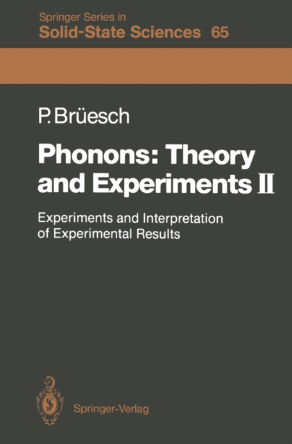 Phonons: Theory and Experiments II