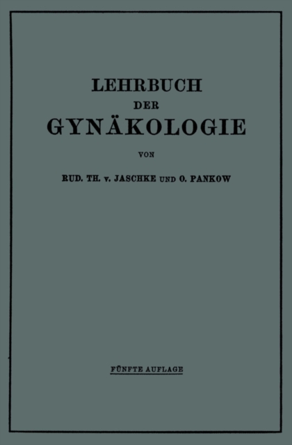 Lehrbuch der Gynäkologie